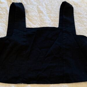 Black Women's Crop Top